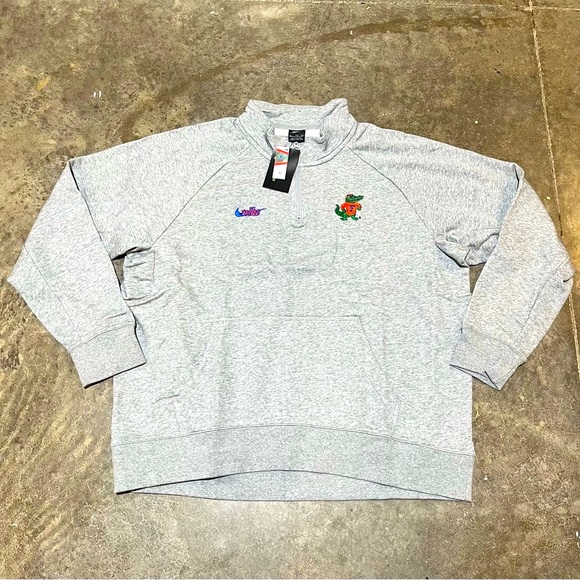 Nike Other - Nike Men’s 1/4 Zip Pullover Florida Gators XXL Pocket DJ8373-063 Gray University
